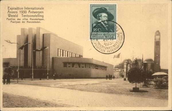Exposition Internationale Anvers 1930 Pavillon des villes Hanseatiques
