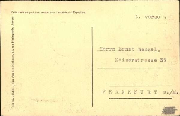 Exposition Internationale Anvers 1930 Pavillon des villes Hanseatiques – Bild 2