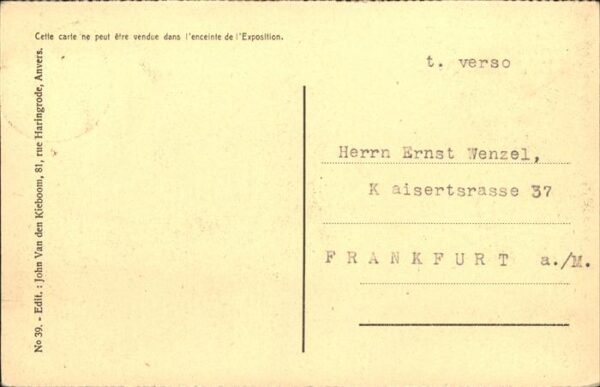 Exposition Internationale Anvers 1930 Vieille Belgique – Bild 2