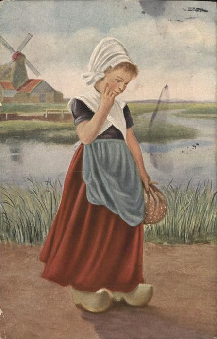 Trachten Holland Künstlerkarte Nr 305 R Harnisch