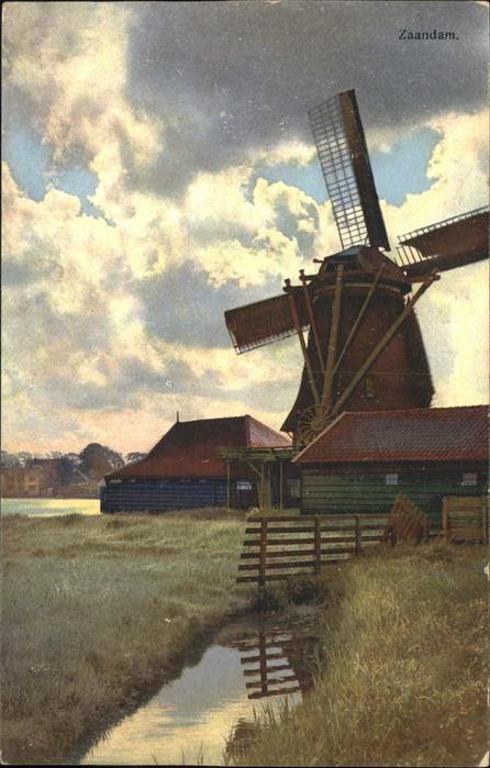Verlag Photochromie Nr. 2960 Serie 165 Windmühle Zaandam