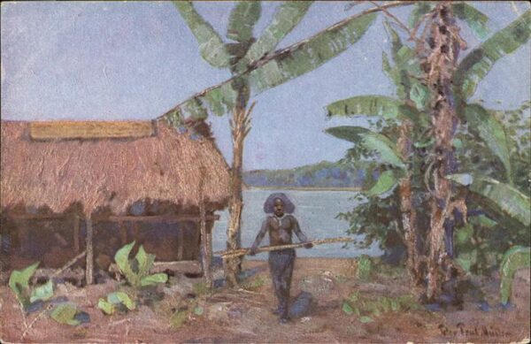 Kuenstlerkarte Peter Paul Müller Nr.4 Kolonialkriegerd