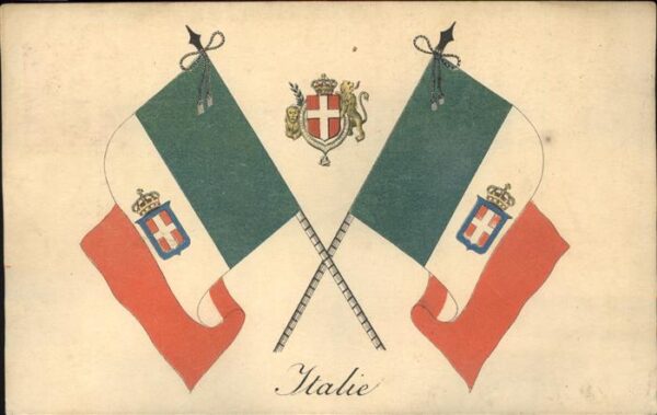 Fahnen Wappen Italien Italia