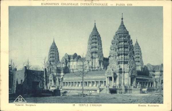 Exposition Coloniale Paris 1931 Temple d_Angkor