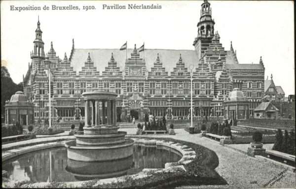 Exposition Bruxelles 1910 Pavillon Neerlandais