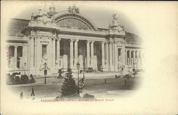 Exposition Universelle Paris 1900 Entree Grand Palais