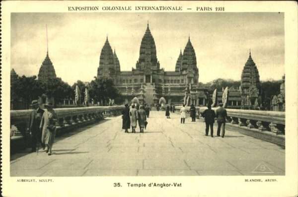 Exposition Coloniale Paris 1931 Temple d Angkor Vat