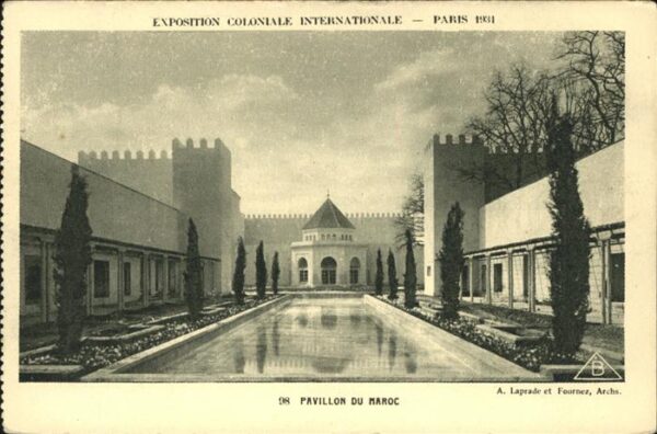 Exposition Coloniale Paris 1931 Pavillon du Maroc