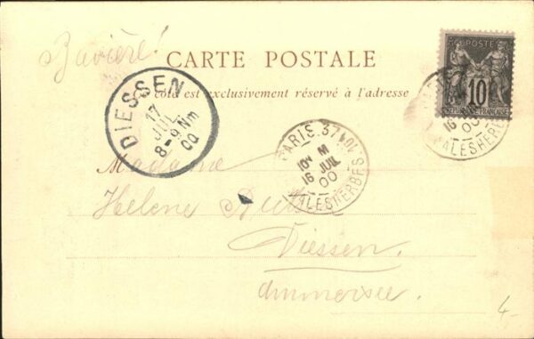 Exposition Universelle Paris 1900 Pont Alexandre III Palais de l Esplanad – Bild 2