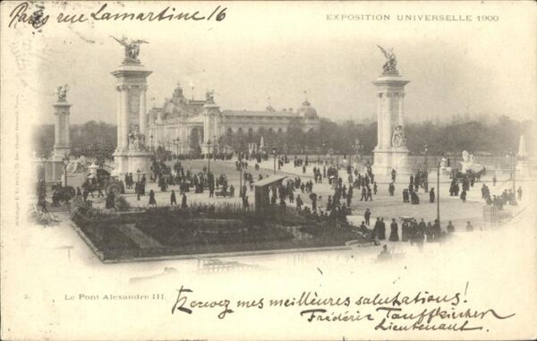 Exposition Universelle Paris 1900 Pont Alexandre III