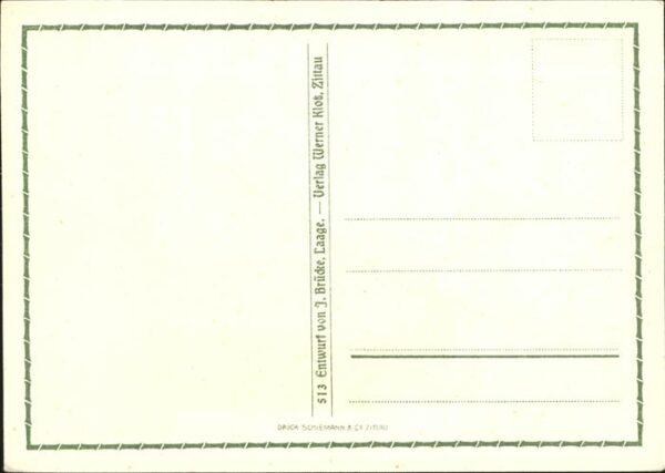 Kuenstlerkarte Nr 513 J Brücke Die Windsbraut Windmühl – Bild 2
