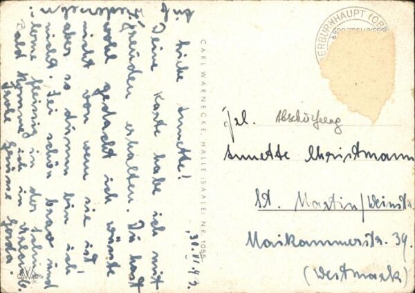 Kuenstlerkarte Nr 1055 Lotte Oldenburg Wittig Windmüll – Bild 2