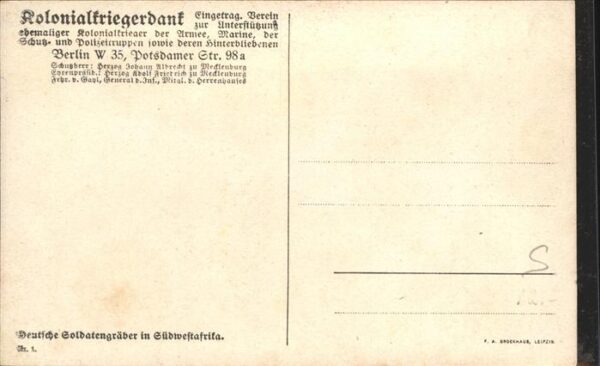 Tod Die fernen Gräber Rudolf Presber Koloni – Bild 2