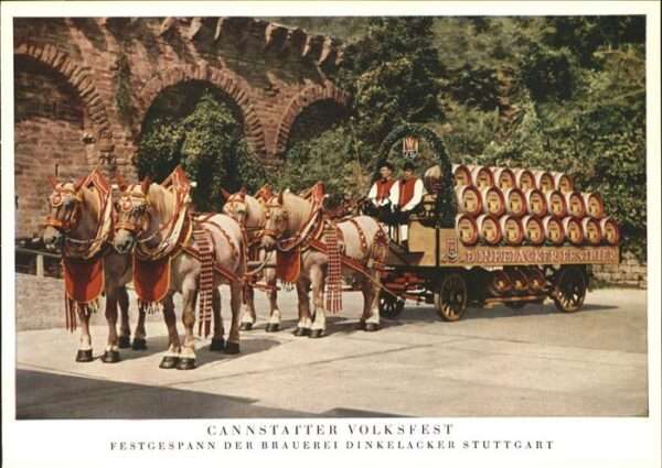 Volksfest Cannstatt Festgespann Brauerei Dinkelac