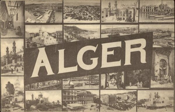 Alger Algerien Vues partielles d Alger Cathedrale Mosc