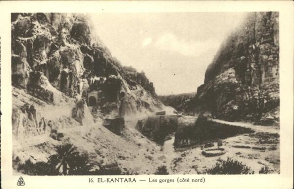 El Kantara Les gorges cote nord