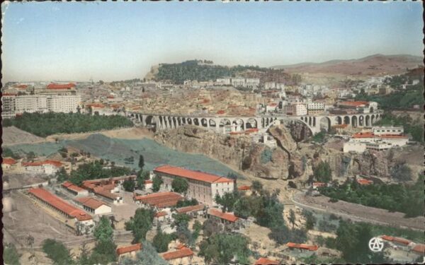 Constantine Algerien Vue generale Viadukt