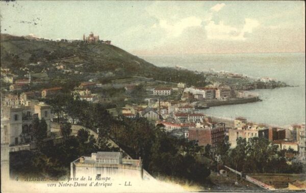 Alger Algerien Vue prise de la Rampe vers Notre Dame d