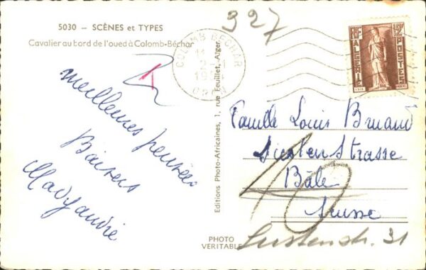 Colomb-Bechar Cavalier au bord de l oued – Bild 2