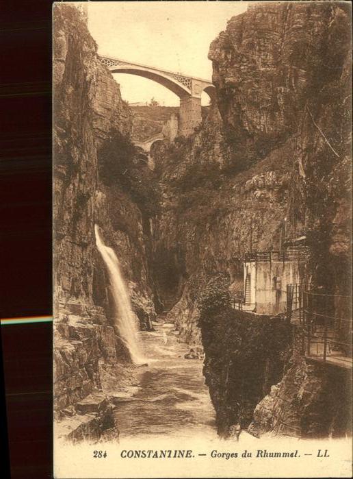Constantine Algerien Gorges du Rhummel Brücke