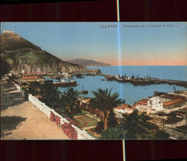 Oran Algerie Promenade de Letang et le Port Boote