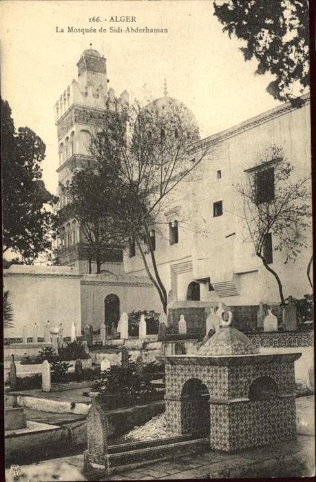 Alger Algerien La Mosquee de Sidi_Abderhaman