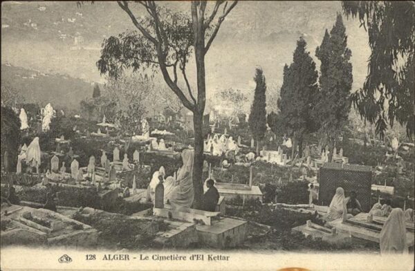 Alger Algerien Le Cimetiere d EL Kettar