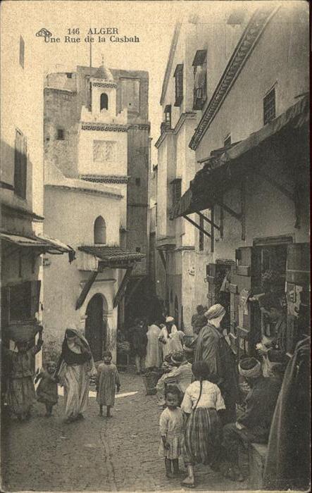 Alger Algerien Une Rue de la Casbah