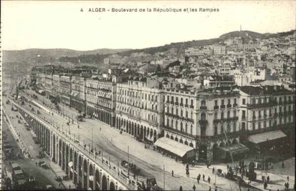Alger Algerien Boulevard de la Republique et les Rampe