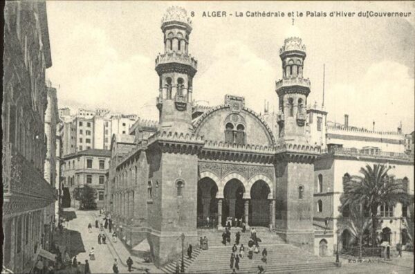 Alger Algerien La Cathedrale et le Palais d Hiver du G