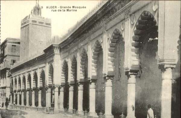 Alger Algerien Grande Mosquee Rue de la Marine