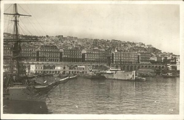 Alger Algerien Hafen Segelboot