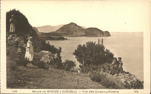 Djidjelli Route de Bougie a Djidjelli Vue sur Zia