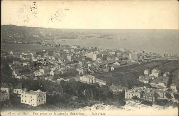 Alger Algerien Vue prise de Mustapha superieur