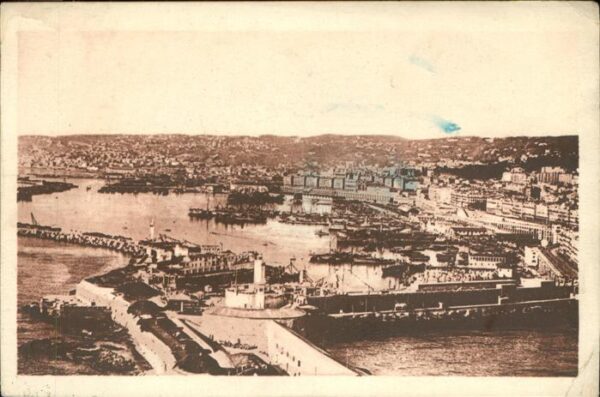 Alger Algerien Le Port Boote Fliegeraufnahme