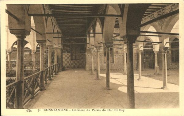 Constantine Algerien Interieur du Palais du Dar El Bey