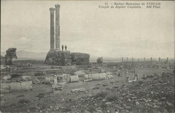 Timgad Ruines Romaines Temple de Jupiter Capit