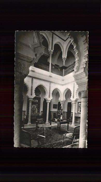 Alger Algerien Interieur d une maison mauresque