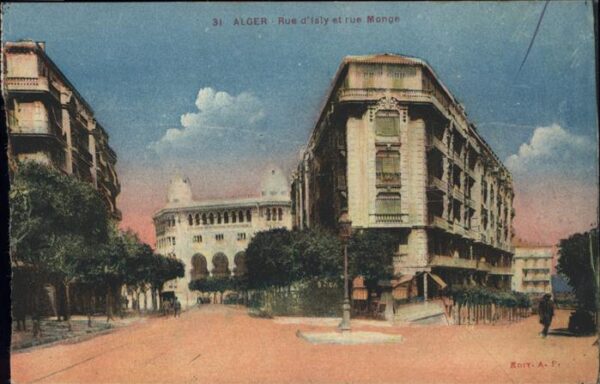 Alger Algerien Rue d Isly et rue Monge