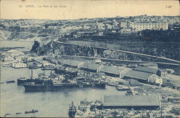 Oran Algerie Le Port et les Docks Schiffe