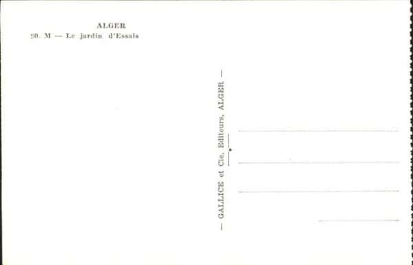 Alger Algerien Jardin Essai Denkmal – Bild 2