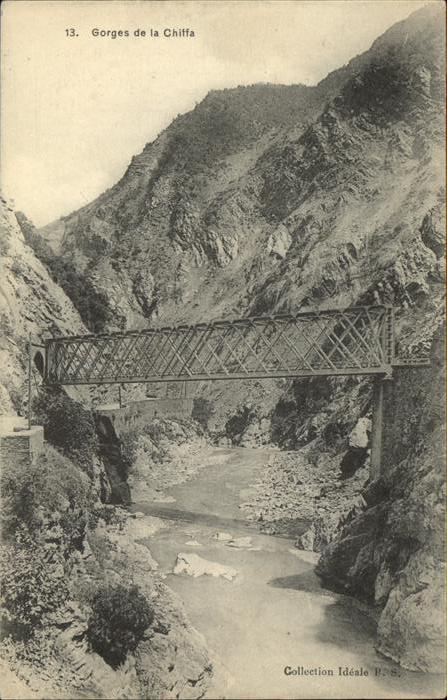 Alger Algerien Les Gorges de la Chiffa Schlucht