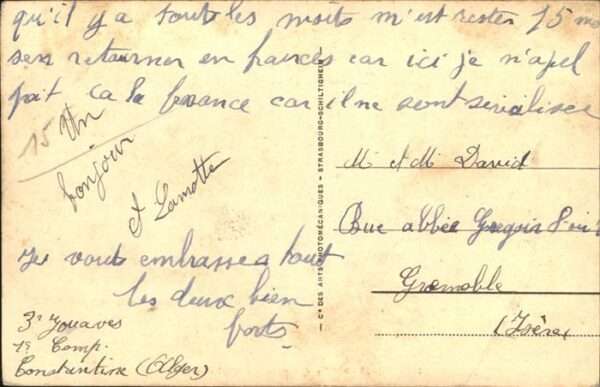 Constantine Algerien Vue generale et Hopital Civil – Bild 2