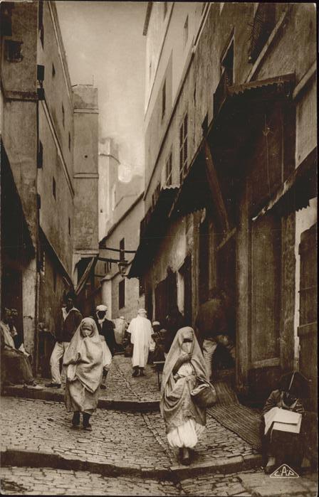 Alger Algerien Une Rue de la Casbah