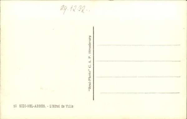 Sidi-Bel-Abbes Hotel de Ville – Bild 2