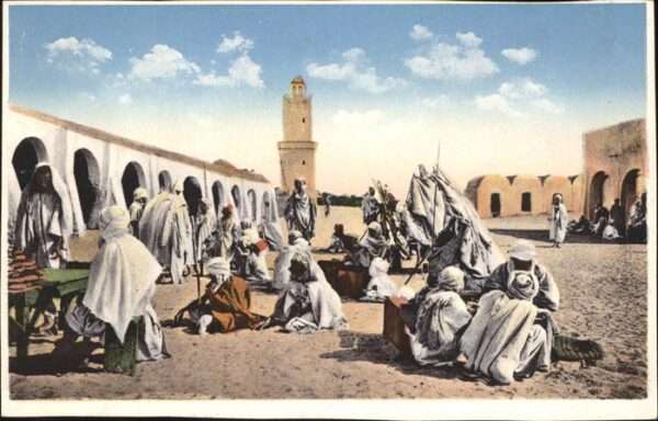 Alger Algerien Arabischer Marktplatz Moschee