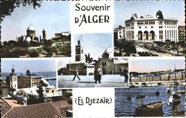 Alger Algerien Notre Dame d Afrique La Grande Poste Le