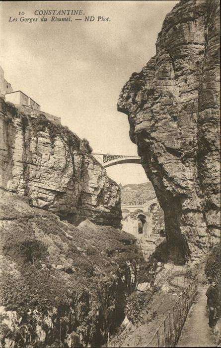 Constantine Algerien Les Gorges du Rhummel Schlucht