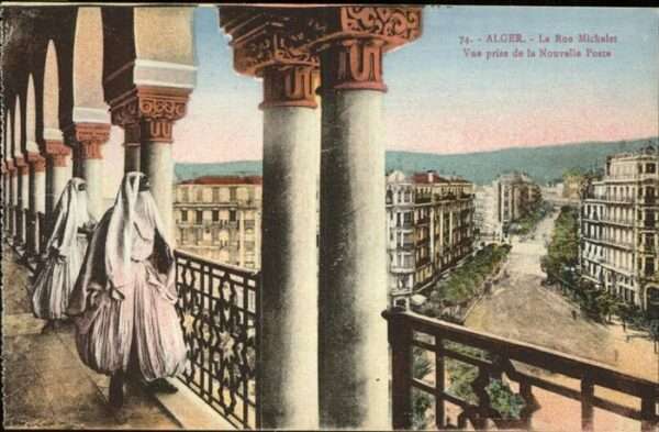 Alger Algerien Rue Michelet vue prise de la Nouvelle P