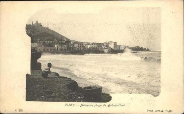 Alger Algerien Ancienne plage de Bab el Oued Strand